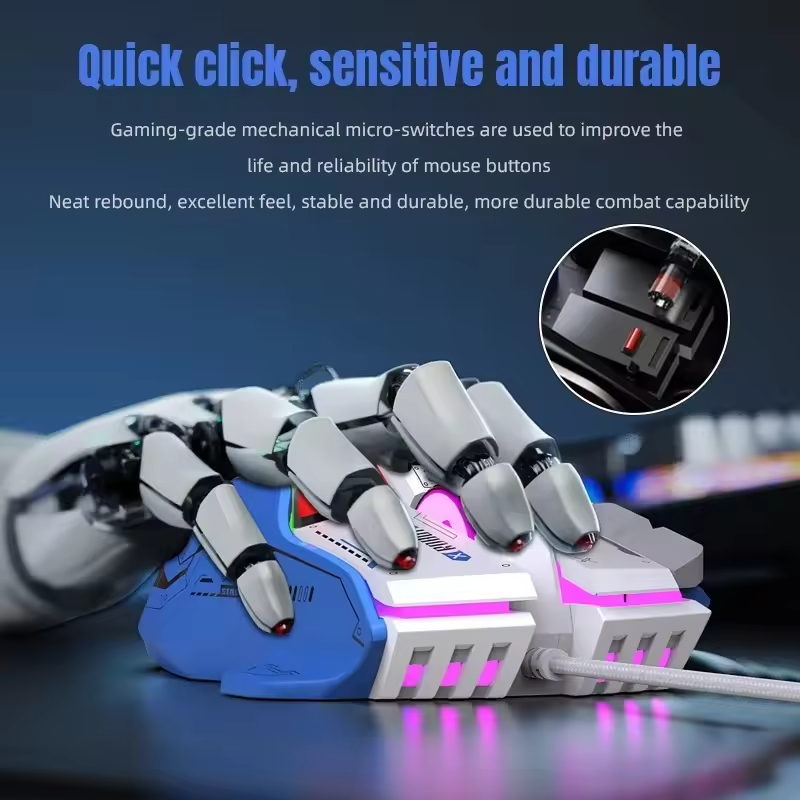 12800 DPI 10D RGB Wired Gaming Mouse